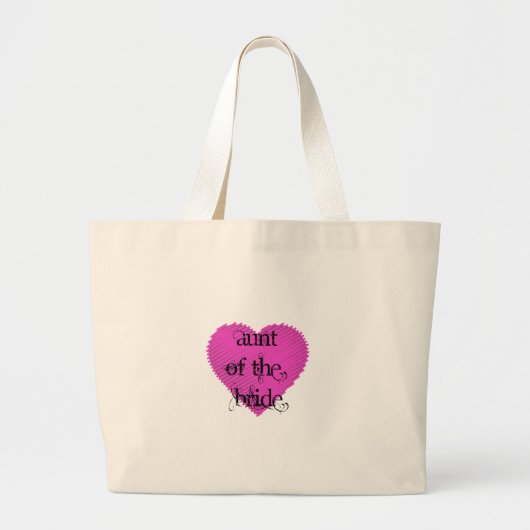 Grand Tote Bag Tante de la mariée (Devant)