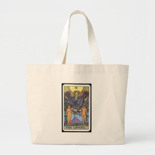 Grand Tote Bag Tarot : Les amants