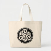 Grand Tote Bag Tatouage Fourre-tout d'Irlandais (Devant)