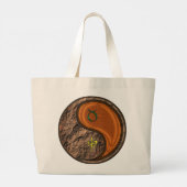Grand Tote Bag Taureau & Singe de Bois (Dos)