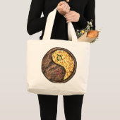 Grand Tote Bag Taureau & Tigre de Feu (Devant (produit))