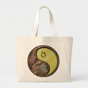 Grand Tote Bag Taurus & Chien métallique