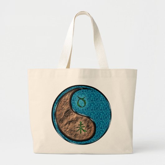 Grand Tote Bag Taurus et chèvre d'eau (Devant)