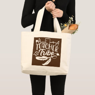 Grand Tote Bag Teacher Tribe Funny Teacher's Day