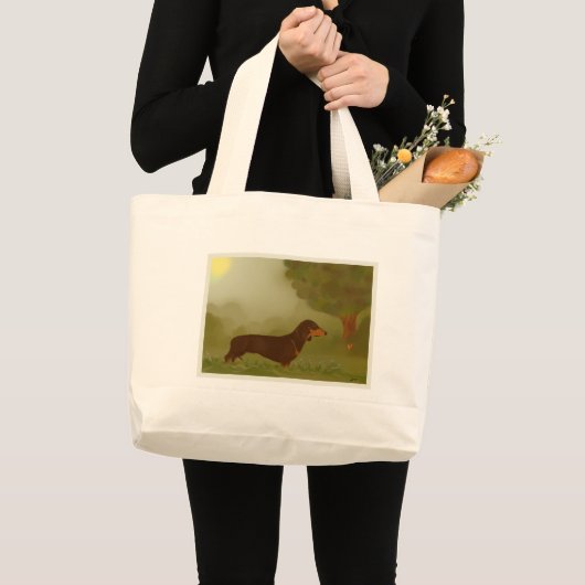 Grand Tote Bag Teckel (Devant (produit))