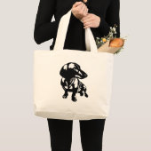 Grand Tote Bag Teckel (Devant (produit))