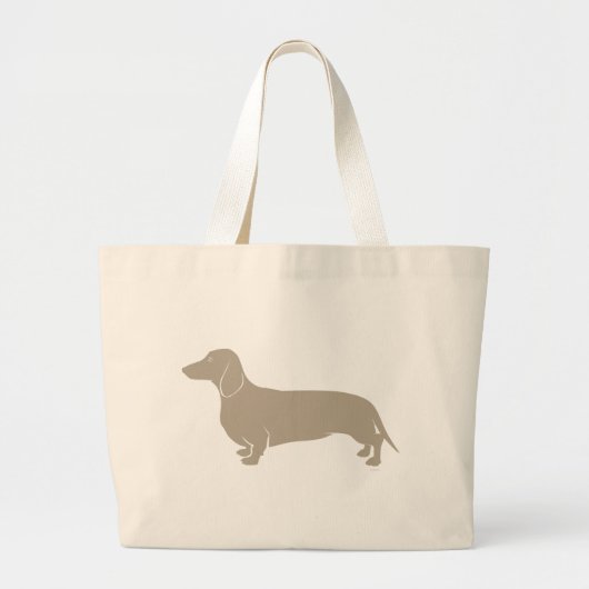 Grand Tote Bag Teckel - conceptions astucieuses originales de (Devant)