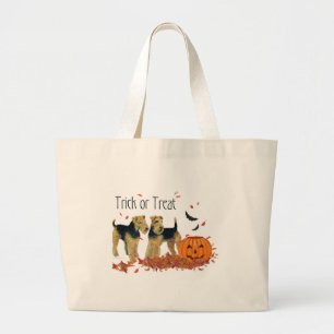Grand Tote Bag Teckels d'Halloween
