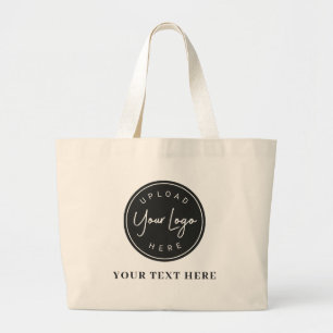Grand Tote Bag Téléchargez le logo de votre marque