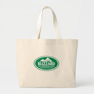 Grand Tote Bag Tempête de neige Fourre-tout