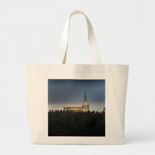 Grand Tote Bag temple mormon de la montagne oquirrh utah