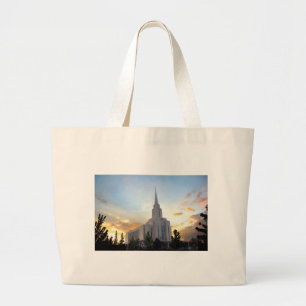 Grand Tote Bag temple mormon Oquirrh Mountain Utah LDS