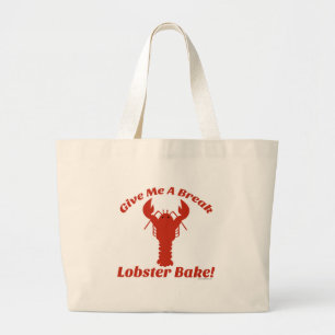Grand Tote Bag Temps Pour Un Homard Bake Fun Cuisine Art