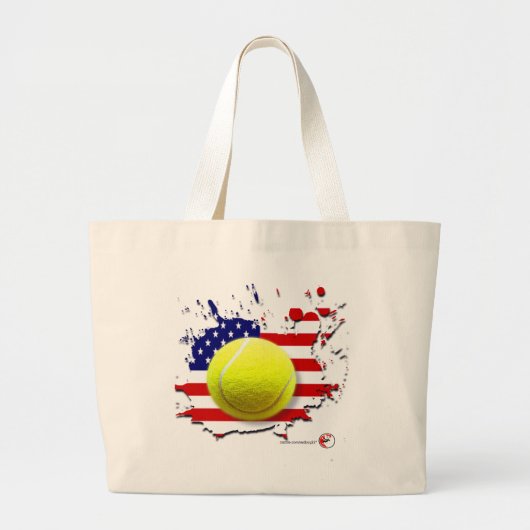 GRAND TOTE BAG TENNIS N'IMPORTE QUI ? (Devant)
