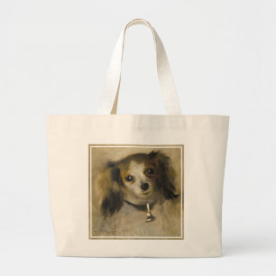 Grand Tote Bag Tête d'un chien, 1870 (huile sur la toile)