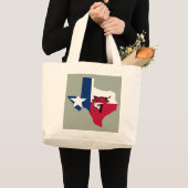 Grand Tote Bag Texas Fishing (Devant (produit))