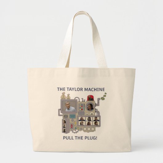Grand Tote Bag The Taylor Machine (Devant)