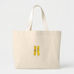 Grand Tote Bag Thème frites, chips