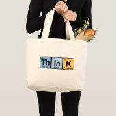 Grand Tote Bag Think a fait des éléments (Devant (produit))
