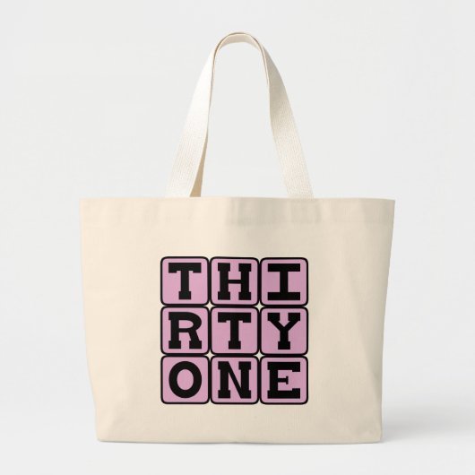 Grand Tote Bag Thirty One, Number 31 (Devant)