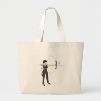 Grand Tote Bag tir à l'arc de tir de fille