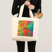 Grand Tote Bag Toile d'art de calice de MLTS Fourre-tout (Devant (produit))