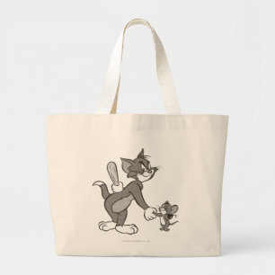 Grand Tote Bag Tom Et Jerry Manipulent