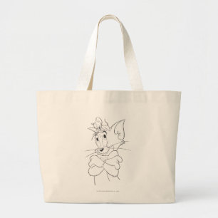 Grand Tote Bag Tom et Jerry On Head