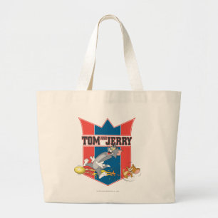 Grand Tote Bag Tom et Jerry Soccer (Football) 7