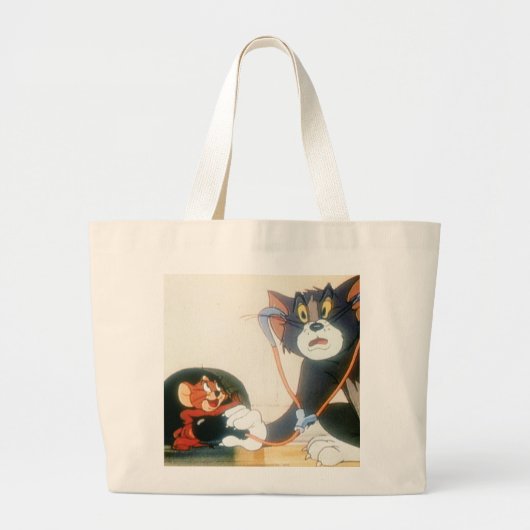 Grand Tote Bag Tom Et Jerry Stethescope (Devant)