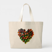 Grand Tote Bag Tomates Heart (Dos)