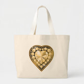 Grand Tote Bag Topaz Gem Heart (Devant)
