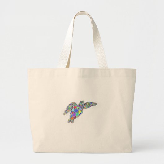 Grand Tote Bag tortue (Devant)