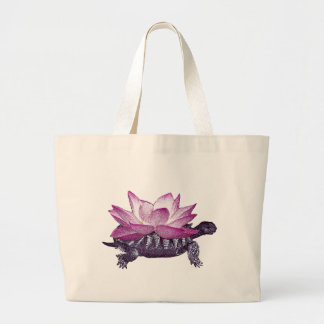 Grand Tote Bag Tortue de Lotus