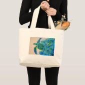 Grand Tote Bag tortue de mer (Devant (produit))