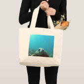 Grand Tote Bag Tortue de mer d'Hawaii (Devant (produit))