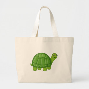 Grand Tote Bag Tortue mignonne