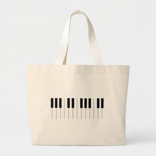 Grand Tote Bag Touches de piano (Devant)