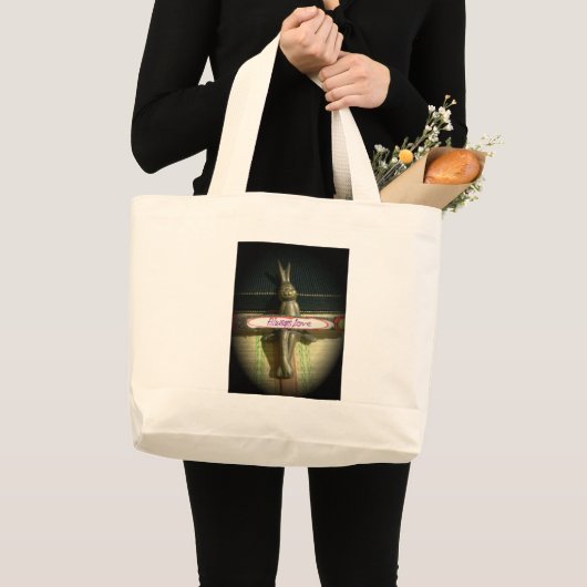 Grand Tote Bag Toujours Aimer Inspirational Rabbit Art Design d'i (Devant (produit))
