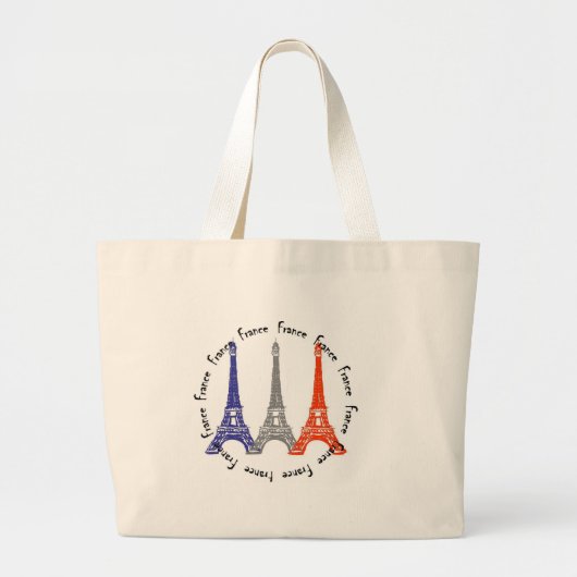 Grand Tote Bag tour d'effel (Devant)