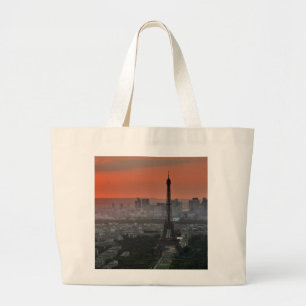 Grand Tote Bag Tour Eiffel Paris Europe Travel