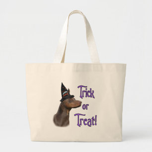 Grand Tote Bag Tour (rouge) de Pinscher de dobermann