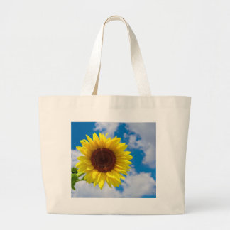 Grand Tote Bag Tournesol dans le ciel