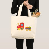 Grand Tote Bag Train de bande dessinée (Devant (produit))