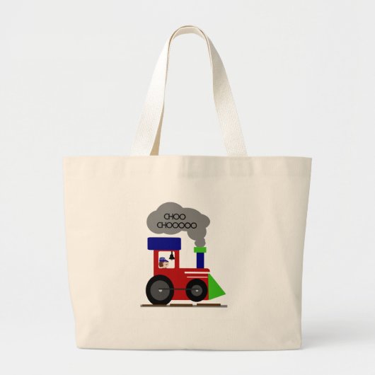 Grand Tote Bag Train de Choo Choo (Devant)