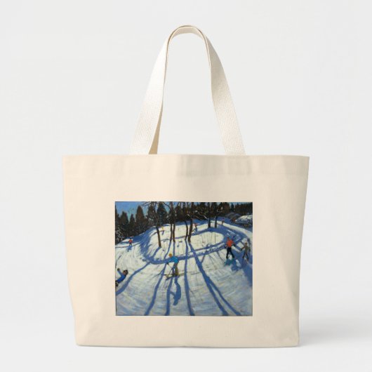 Grand Tote Bag Traînée de enroulement Morzine (Devant)