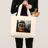 Grand Tote Bag Tram de Lisbonne (Devant (produit))