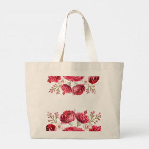 Grand Tote Bag Transporter Grace en pleine floraison Fleur de nai