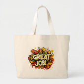 Grand Tote Bag Travail formidable (Devant)