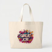 Grand Tote Bag Travail formidable (Devant)